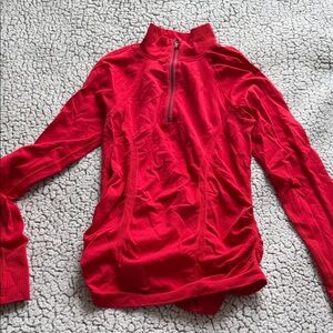 Athleta Vibrant Pink Quarter-Zip Top